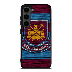 WEST HAM UNITED LOGO WOODEN Samsung Galaxy S23 Plus Case WEST HAM UNITED LOGO WOODEN Samsung Galaxy S23 Plus Case
