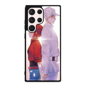 RED BLOOD AND WHITE BLOOD CELLS AT WORK Samsung Galaxy S23 Ultra Case