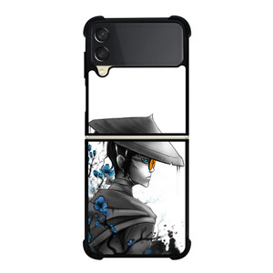BLUE EYE SAMURAI ART Samsung Z Flip 3 Case BLUE EYE SAMURAI ART Samsung Z Flip 3 Case