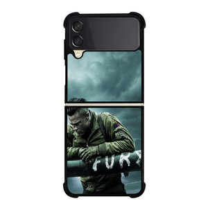 BRAD PITT FURY Samsung Z Flip 3 Case BRAD PITT FURY Samsung Z Flip 3 Case