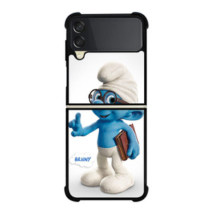 BRAINY THE SMURF Samsung Z Flip 3 Case BRAINY THE SMURF Samsung Z Flip 3 Case