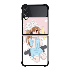 CELLS AT WORK CUTE ANIME Samsung Z Flip 3 Case CELLS AT WORK CUTE ANIME Samsung Z Flip 3 Case