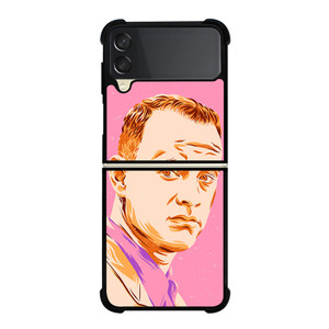 FORREST GUMP TOM HANKS PINK Samsung Z Flip 3 Case FORREST GUMP TOM HANKS PINK Samsung Z Flip 3 Case