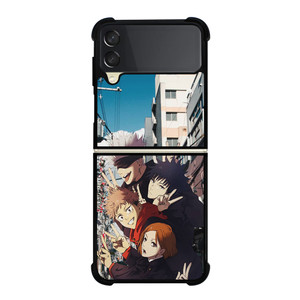JUJUTSU KAISEN MAIN CHARACTERS Samsung Z Flip 3 Case JUJUTSU KAISEN MAIN CHARACTERS Samsung Z Flip 3 Case