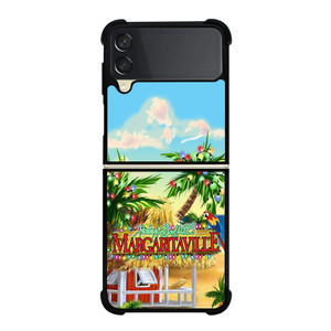 MARGARITAVILLE JIMMY BUFFETT ART Samsung Z Flip 3 Case MARGARITAVILLE JIMMY BUFFETT ART Samsung Z Flip 3 Case
