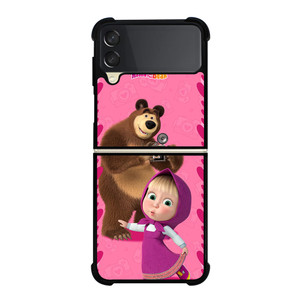 MASHA AND THE BEAR CUTE MODEL Samsung Z Flip 3 Case MASHA AND THE BEAR CUTE MODEL Samsung Z Flip 3 Case