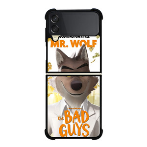 MR WOLF THE BAD GUYS Samsung Z Flip 3 Case MR WOLF THE BAD GUYS Samsung Z Flip 3 Case
