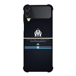 OLYMPIQUE DE MARSEILLE LOGO Samsung Z Flip 3 Case OLYMPIQUE DE MARSEILLE LOGO Samsung Z Flip 3 Case