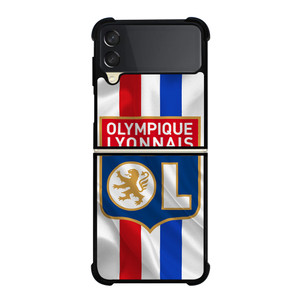 OLYMPIQUE LYON LOGO Samsung Z Flip 3 Case OLYMPIQUE LYON LOGO Samsung Z Flip 3 Case