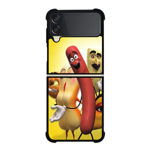 SAUSAGE PARTY CHARACTERS Samsung Z Flip 3 Case SAUSAGE PARTY CHARACTERS Samsung Z Flip 3 Case