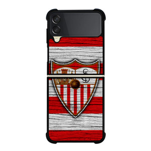 SEVILLA FC LOGO WOODEN Samsung Z Flip 3 Case SEVILLA FC LOGO WOODEN Samsung Z Flip 3 Case