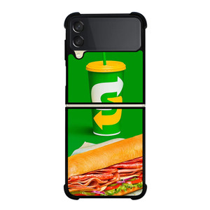 SUBWAY SANDWICH YUMMY Samsung Z Flip 3 Case SUBWAY SANDWICH YUMMY Samsung Z Flip 3 Case