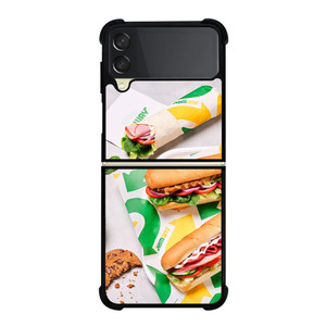 SUBWAY SANDWICH Samsung Z Flip 3 Case SUBWAY SANDWICH Samsung Z Flip 3 Case