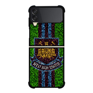WEST HAM UNITED LOGO ART Samsung Z Flip 3 Case WEST HAM UNITED LOGO ART Samsung Z Flip 3 Case