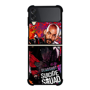 WILL SMITH SUICIDE SQUAD ART Samsung Z Flip 3 Case WILL SMITH SUICIDE SQUAD ART Samsung Z Flip 3 Case