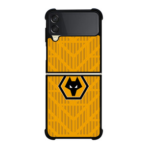 WOLVERHAMPTON WANDERERS FC LOGO Samsung Z Flip 3 Case WOLVERHAMPTON WANDERERS FC LOGO Samsung Z Flip 3 Case
