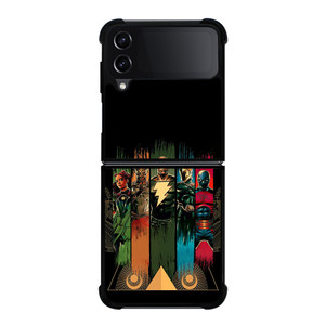BLACK ADAM CHARACTERS ARTS Samsung Z Flip 4 Case BLACK ADAM CHARACTERS ARTS Samsung Z Flip 4 Case