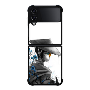 BLUE EYE SAMURAI ART Samsung Z Flip 4 Case BLUE EYE SAMURAI ART Samsung Z Flip 4 Case