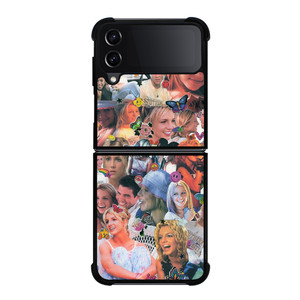 BRITNEY SPEARS COLLAGE Samsung Z Flip 4 Case BRITNEY SPEARS COLLAGE Samsung Z Flip 4 Case