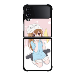 CELLS AT WORK CUTE ANIME Samsung Z Flip 4 Case CELLS AT WORK CUTE ANIME Samsung Z Flip 4 Case