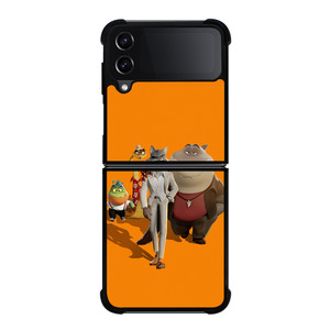 CHARACTERS OF THE BAD GUYS Samsung Z Flip 4 Case CHARACTERS OF THE BAD GUYS Samsung Z Flip 4 Case