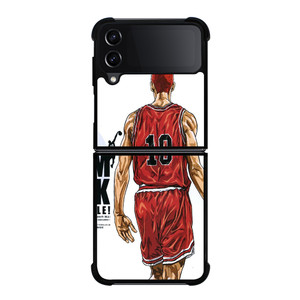 HANAMICHI SAKURAGI SLAMDUNK ANIME Samsung Z Flip 4 Case HANAMICHI SAKURAGI SLAMDUNK ANIME Samsung Z Flip 4 Case