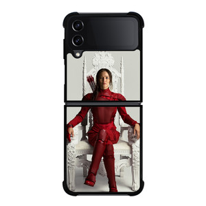 JENNIFER LAWRENCE HUNGER GAME RED Samsung Z Flip 4 Case