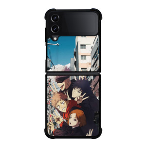 JUJUTSU KAISEN MAIN CHARACTERS Samsung Z Flip 4 Case JUJUTSU KAISEN MAIN CHARACTERS Samsung Z Flip 4 Case