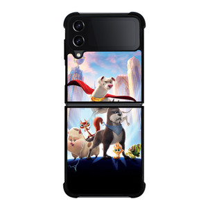 LEAGUE OF SUPERPETS CHARACTERS Samsung Z Flip 4 Case LEAGUE OF SUPERPETS CHARACTERS Samsung Z Flip 4 Case