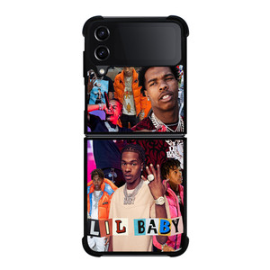 LIL BABY COLLAGE Samsung Z Flip 4 Case LIL BABY COLLAGE Samsung Z Flip 4 Case