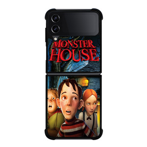 MONSTER HOUSE CHARACTERS Samsung Z Flip 4 Case MONSTER HOUSE CHARACTERS Samsung Z Flip 4 Case