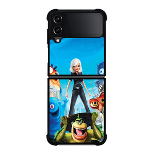 MONSTER VS ALIENS CARTOON Samsung Z Flip 4 Case MONSTER VS ALIENS CARTOON Samsung Z Flip 4 Case
