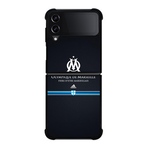 OLYMPIQUE DE MARSEILLE LOGO Samsung Z Flip 4 Case OLYMPIQUE DE MARSEILLE LOGO Samsung Z Flip 4 Case