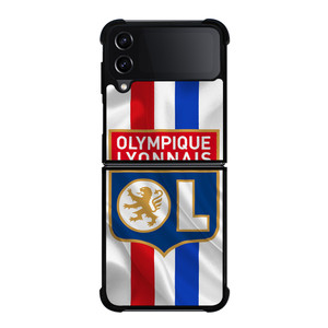 OLYMPIQUE LYON LOGO Samsung Z Flip 4 Case OLYMPIQUE LYON LOGO Samsung Z Flip 4 Case