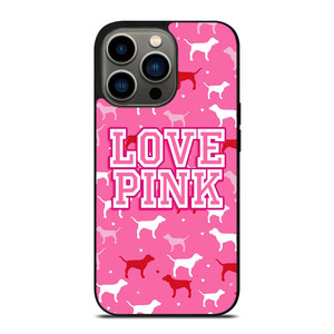 DOG PINK VICTORIA'S SECRET iPhone 13 Pro Case DOG PINK VICTORIA'S SECRET iPhone 13 Pro Case