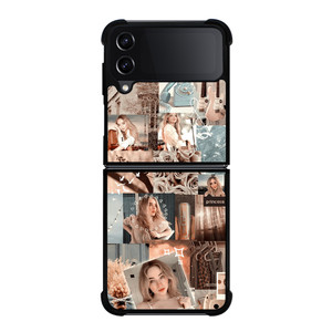 SABRINA CARPENTER BEAUTY COLLAGE Samsung Z Flip 4 Case SABRINA CARPENTER BEAUTY COLLAGE Samsung Z Flip 4 Case