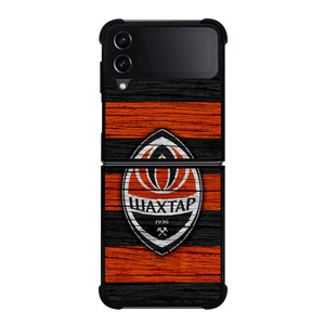SHAKHTAR DONETSK LOGO WOODEN Samsung Z Flip 4 Case
