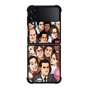THE OFFICE SERIAL MOVIE CHARACTERS Samsung Z Flip 4 Case THE OFFICE SERIAL MOVIE CHARACTERS Samsung Z Flip 4 Case