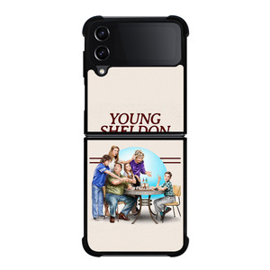 YOUNG SHELDON CHARACTERS Samsung Z Flip 4 Case YOUNG SHELDON CHARACTERS Samsung Z Flip 4 Case