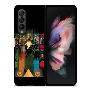 BLACK ADAM CHARACTERS ARTS Samsung Z Fold 3 Case BLACK ADAM CHARACTERS ARTS Samsung Z Fold 3 Case