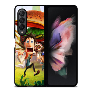 CLOUDY WITH A CHANCE OF MEATBALLS FUNNY Samsung Z Fold 3 Case CLOUDY WITH A CHANCE OF MEATBALLS FUNNY Samsung Z Fold 3 Case
