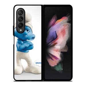 GROUCHY THE SMURF Samsung Z Fold 3 Case GROUCHY THE SMURF Samsung Z Fold 3 Case
