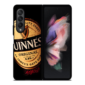 GUINNESS BEER LOGO Samsung Z Fold 3 Case GUINNESS BEER LOGO Samsung Z Fold 3 Case