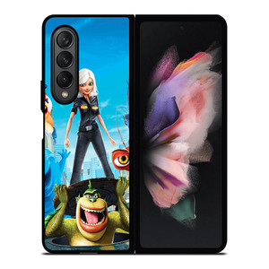 MONSTER VS ALIENS CARTOON Samsung Z Fold 3 Case MONSTER VS ALIENS CARTOON Samsung Z Fold 3 Case