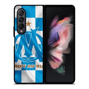 OLYMPIQUE DE MARSEILLE FC LOGO Samsung Z Fold 3 Case OLYMPIQUE DE MARSEILLE FC LOGO Samsung Z Fold 3 Case