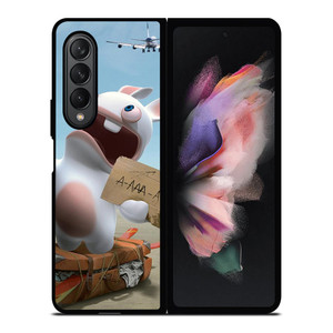 RABBIDS INVASION CUTE ACT Samsung Z Fold 3 Case