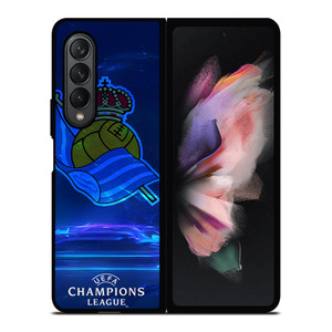 REAL SOCIEDAD LOGO ART Samsung Z Fold 3 Case REAL SOCIEDAD LOGO ART Samsung Z Fold 3 Case