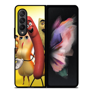 SAUSAGE PARTY CHARACTERS Samsung Z Fold 3 Case SAUSAGE PARTY CHARACTERS Samsung Z Fold 3 Case