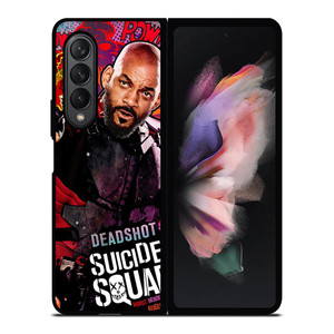 WILL SMITH SUICIDE SQUAD ART Samsung Z Fold 3 Case WILL SMITH SUICIDE SQUAD ART Samsung Z Fold 3 Case
