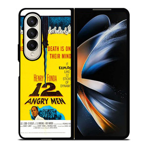 12 ANGRY MEN VINTAGE POSTER Samsung Z Fold 4 Case